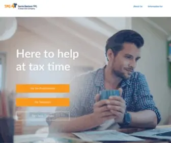 SBTPG.com(TPG makes tax time easy) Screenshot