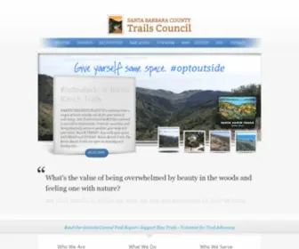 SBtrails.org(Supporting Trail Access for Over 50 Years) Screenshot