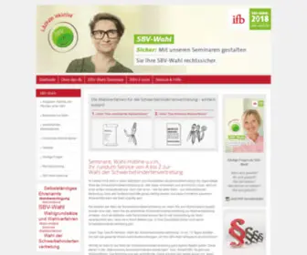 SBV-Wahl.de(Wissen, Infos, Seminare) Screenshot