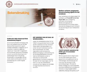 SBV.sr(Surinaamse Bankiersvereniging) Screenshot