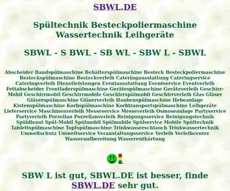 SBWL.de(Spültechnik) Screenshot