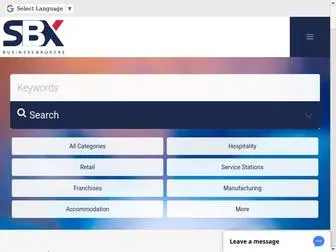 SBX.com.au(SBX Business Brokers) Screenshot