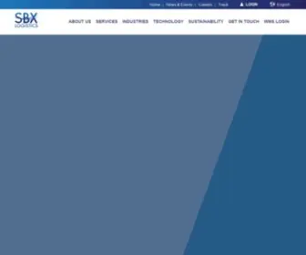 SBxlogistics.com(SBX Logistics) Screenshot