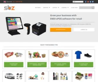 SBZSYstems.com(Software for trading businesses) Screenshot