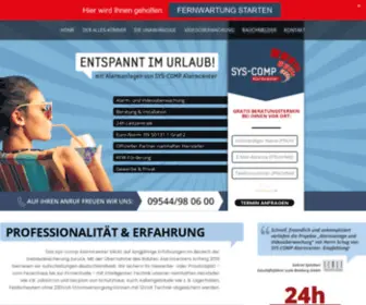 SC-Alarmcenter.de(SYS-COMP Alarmcenter) Screenshot