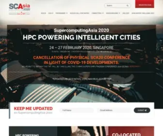 SC-Asia.org(Supercomputing Asia 2021) Screenshot