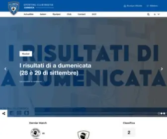 SC-Bastia.net(Site en construction) Screenshot