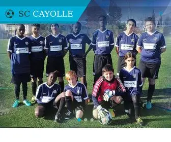 SC-Cayolle.fr(Bienvenue sur le site SC Cayolle) Screenshot