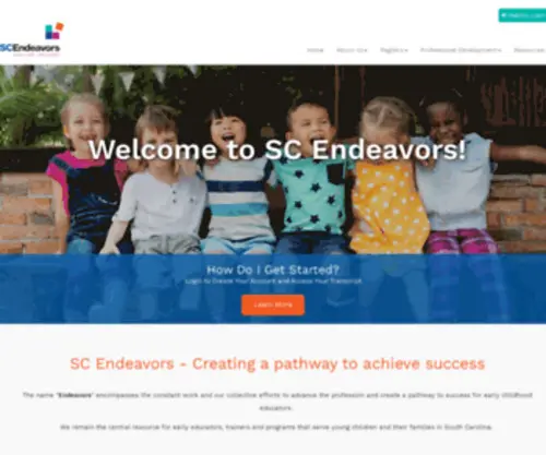 SC-CCCCD.net(The South Carolina Center for Child Care Career Development) Screenshot