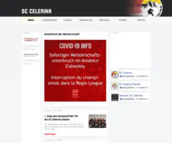 SC-Celerina.ch(Schlittschuh Club Celerina) Screenshot