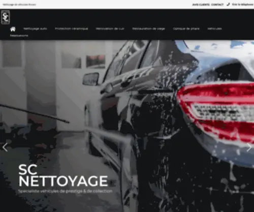 SC-Nettoyage.com(Nettoyage de véhicules Rouen) Screenshot