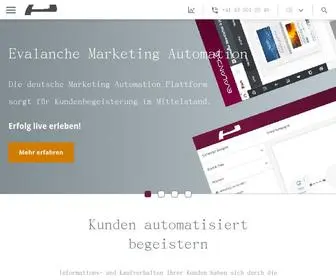 SC-Networks.ch(Marketing Automation Plattform Evalanche) Screenshot