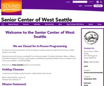 SC-WS.org(Senior Center of West Seattle) Screenshot