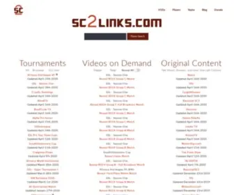 SC2Links.com(Every Starcraft 2 VOD) Screenshot