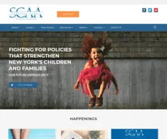 Scaany.org(Shaping New York State public policy for people in need since 1872) Screenshot