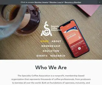 Sca.coffee(The Specialty Coffee Association) Screenshot