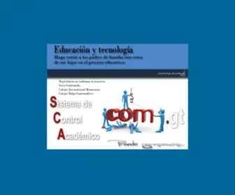 Sca.com.gt(Sistema de Controles Acad) Screenshot