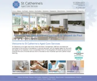 Scacs.org.au(St Catherine’s Aged Care Services) Screenshot
