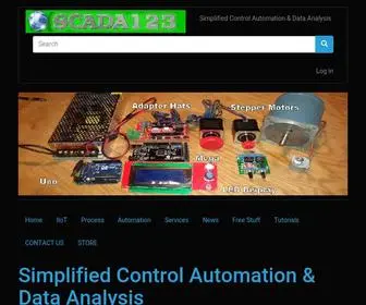 Scada123.com(Scada 123) Screenshot