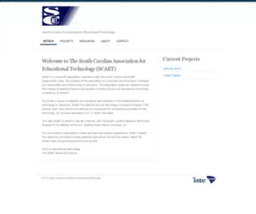Scaet.org(SC EdTech 2021) Screenshot