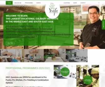 Scafa.ae(The School of Culinary (Dubai) Screenshot