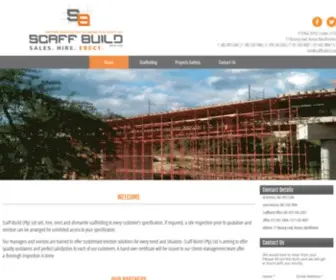 Scaffbuild.co.za(Scaffolding For Hire) Screenshot