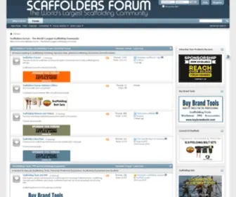 Scaffoldersforum.com(Scaffolders Forum) Screenshot