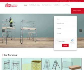 Scaffoldingbahrain.com(Scaffolding Company Bahrain) Screenshot