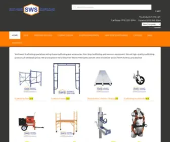 Scaffoldingrentalandsales.com(Scaffolding for sale or rent) Screenshot