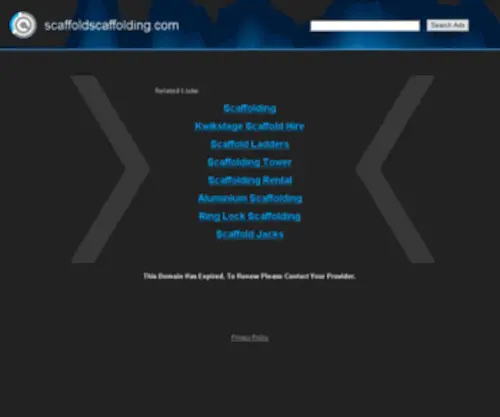 Scaffoldscaffolding.com(Find Cash Advance) Screenshot