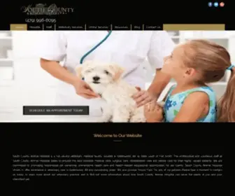 Scahonline.com(South County Animal Hospital) Screenshot