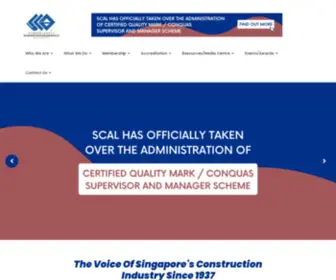 Scal.com.sg(Singapore Contractors Association Limited) Screenshot