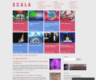 Scala.co.uk(London club and live music venue) Screenshot