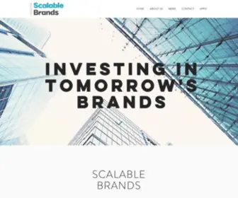 Scalablebrands.com(Scalable brands) Screenshot