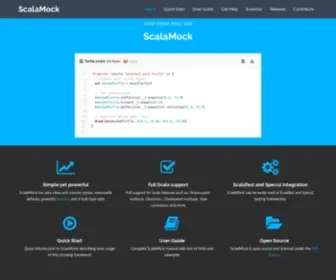 Scalamock.org(Scalamock) Screenshot