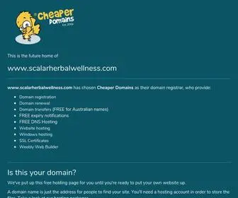 Scalarherbalwellness.com(Cheaper Domain Names) Screenshot
