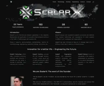 Scalarx.com(We are ScalarX) Screenshot