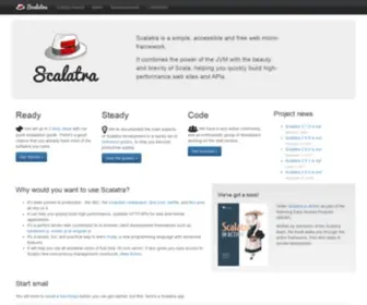 Scalatra.org(Scalatra) Screenshot