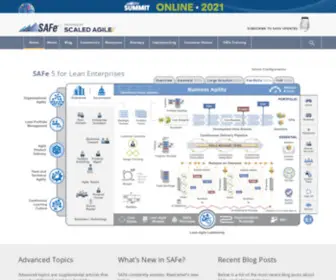 Scaledagileframework.org(SAFe 5.0 Framework) Screenshot