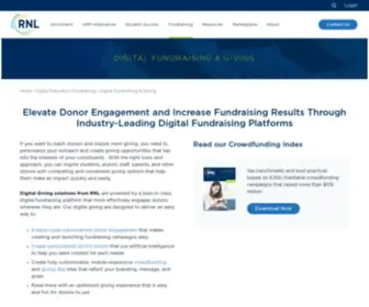 Scalefunder.com(Digital Fundraising Overview) Screenshot