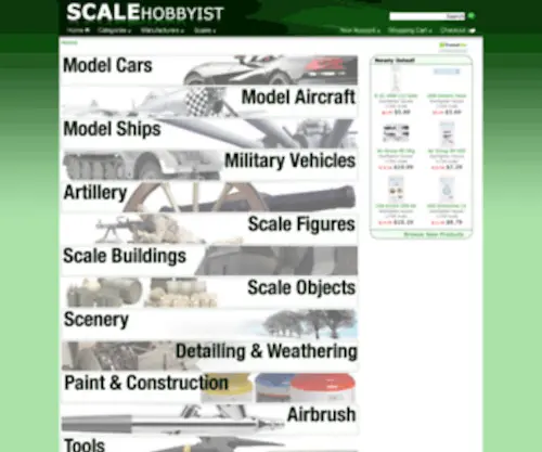 Scalehobbyist.com(Model airplanes) Screenshot