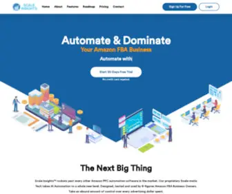 Scaleinsights.com(AI Driven Amazon PPC Automation Software) Screenshot
