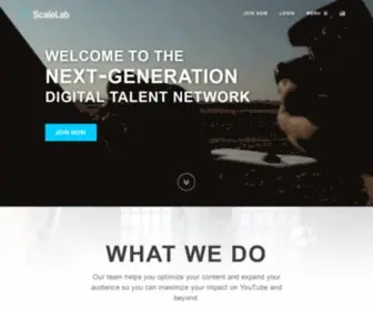 Scalelab.com(We grow your influence worldwide Scalelab) Screenshot