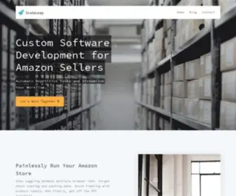 Scaleleap.com(Custom Software for Amazon Sellers) Screenshot