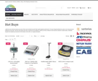 Scaleman.com(Precision Weighing Balances) Screenshot