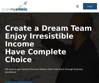 Scalemyclinic.com.au(Business Training For GP Clinic Owners) Screenshot