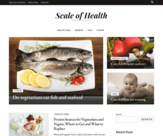 Scaleofhealth.com(Things to keep you Healthy) Screenshot