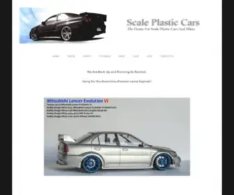 Scaleplasticcars.com(The Home For Scale Plastic Cars And Bikes) Screenshot