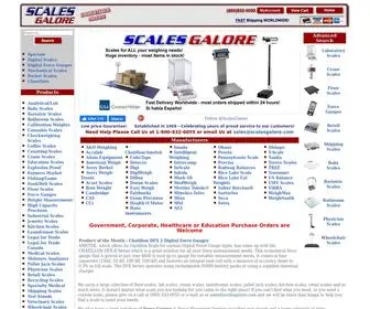 Scalesgalore.com(Industrial Scales) Screenshot