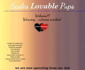 Scaleslovablepups.com(Shihpoos) Screenshot